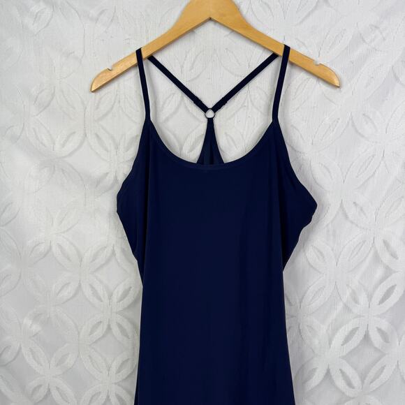 Outdoor Voices The Exercise Navy Built-in Shorts Sporty Golf Tennis Dress Size L - Picture 11 of 13